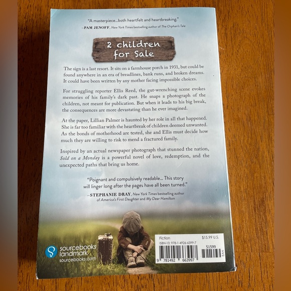 Sold On A Monday by Kristina McMorris NY Times Bestseller Paperback Book - Picture 5 of 7